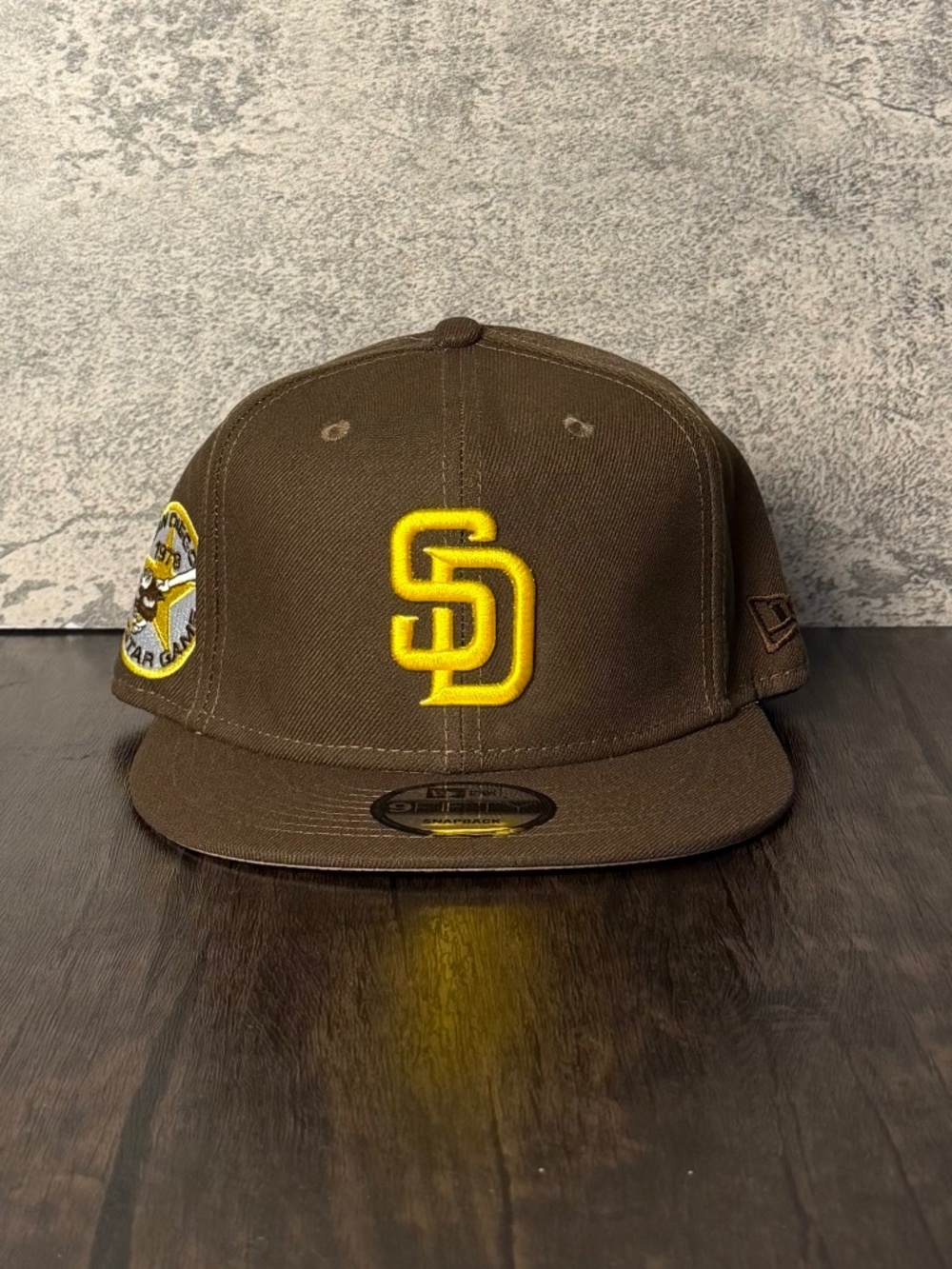 New Era San Diego Padres Brown 1978 All-Star Game 9FIFTY Snapback Hat NWT
